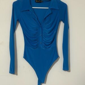PrettyLittleThing Vibrant Blue Bodysuit
